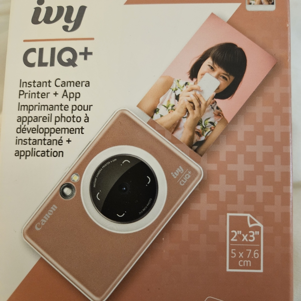 Canon Ivy CLIQ+ Instant Camera in Rose Gold